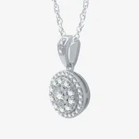 Diamond Blossom (H-I / I1) 1 CT. T.W. Lab Grown White Diamond Sterling Silver Round 2-pc. Jewelry Set