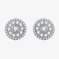 Diamond Blossom (H-I / I1) 1 CT. T.W. Lab Grown White Diamond Sterling Silver Round 2-pc. Jewelry Set