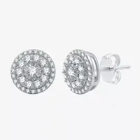 Diamond Blossom (H-I / I1) 1 CT. T.W. Lab Grown White Diamond Sterling Silver Round 2-pc. Jewelry Set