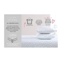 City Scene Cotton Peracle 200TC Easy Care Sheet Set