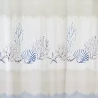 Avanti Abstract Coastal Shower Curtain
