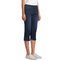 Liz Claiborne Sara Mid Rise Cropped Pants