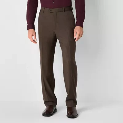 Stafford Mens Classic Fit Flat Front Suit Pants