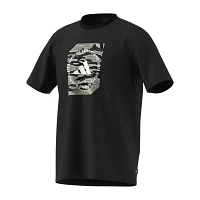 adidas Mens Crew Neck Short Sleeve Graphic T-Shirt