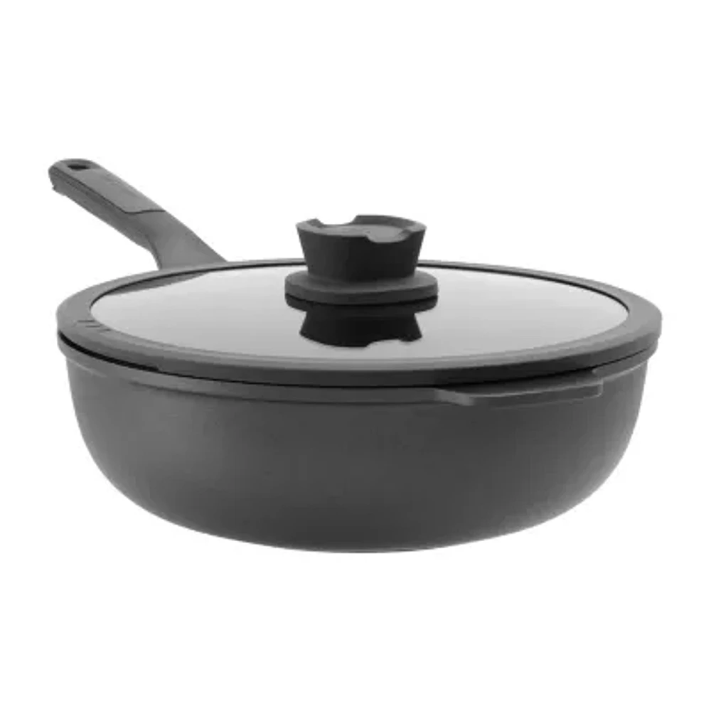 BergHOFF Stone+ Ceramic Non-Stick 11" Wok with Lid