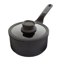 BergHOFF Leo Stone+ Ceramic 2-qt. Non-Stick Sauce Pan with Lid