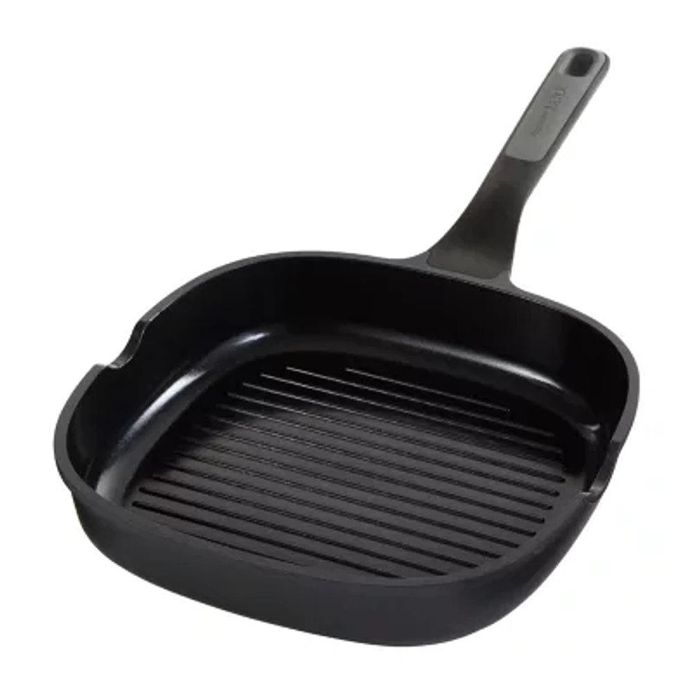 BergHOFF Leo Stone+  Ceramic Non-Stick 10.25" Grill Pan