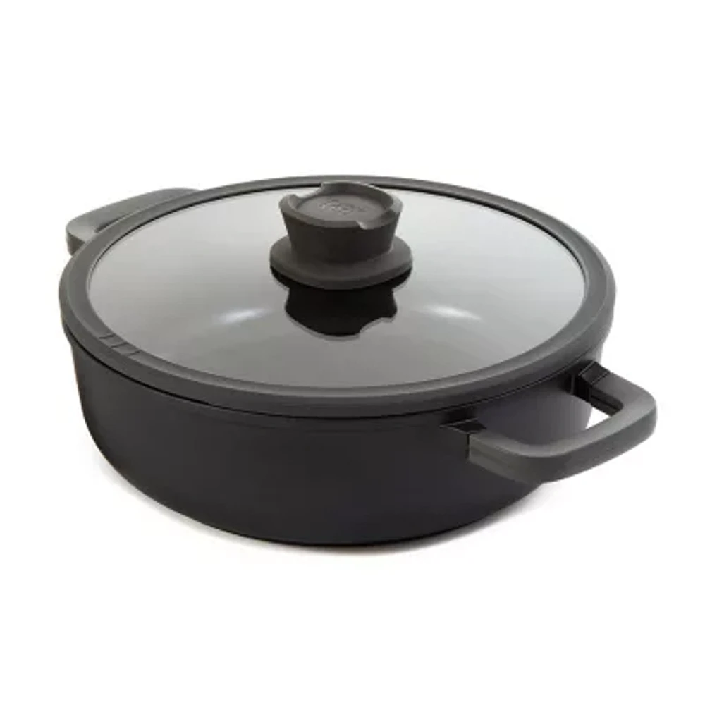 BergHOFF Leo Stone+  Ceramic Non-Stick 5-qt." Saute Pan with Lid