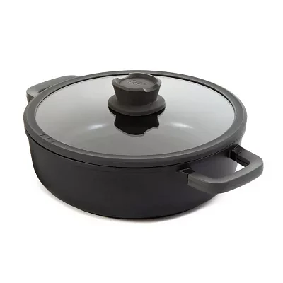 BergHOFF Leo Stone+  Ceramic Non-Stick 5-qt." Saute Pan with Lid