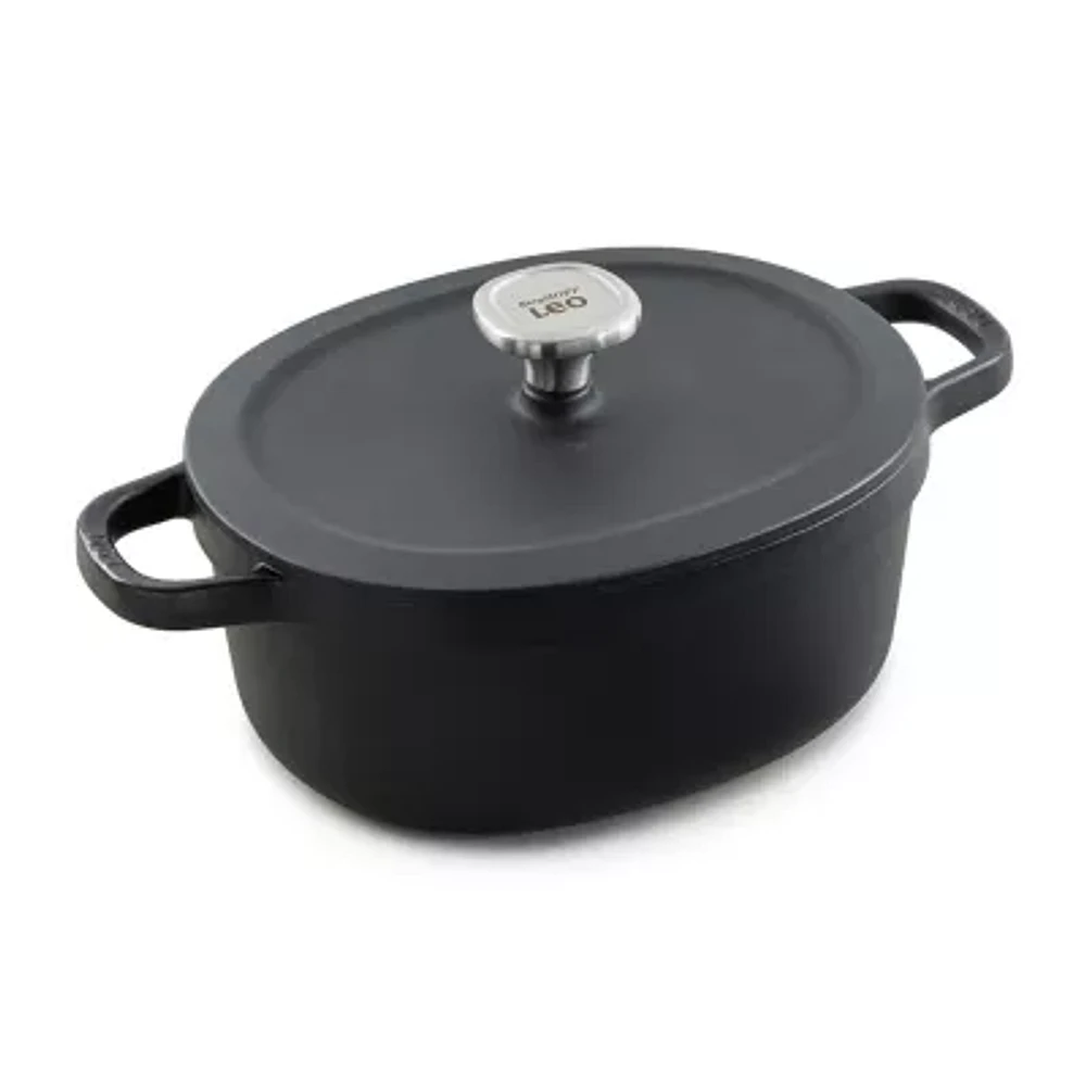 BergHOFF Leo Graphite Enameled Cast Iron 5-qt. Oval Stockpot