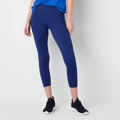 Xersion Womens High Rise Cropped Legging