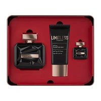 JENNIFER LOPEZ Limitless 3.4 Oz Eau De Parfum 3-Pc Gift Set ($107 Value)