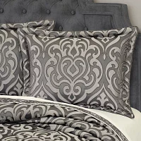 Queen Street Blythe Silver 4-pc. Midweight Comforter Set