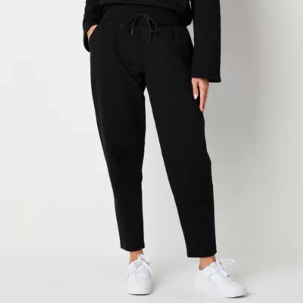 Xersion Womens Mid Rise Classic Fleece Barrel Pant