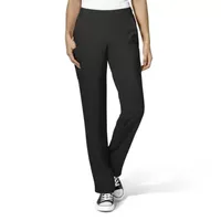 Wink® W123 Flat Front Cargo Pocket Womens Plus Tall Moisture Wicking Wrinkle Resistant Quick Dry Scrub Pants