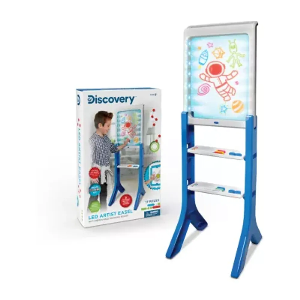 Discovery Kids Toy Floor Standing Light Designer Easel