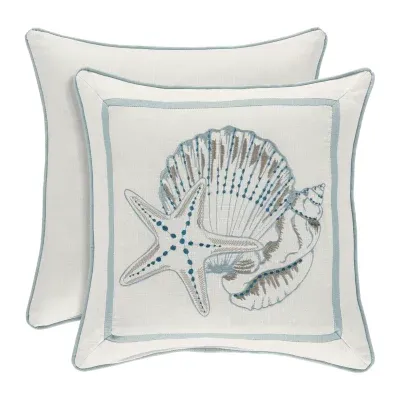 Royal Court Water'S Edge Square Throw Pillow