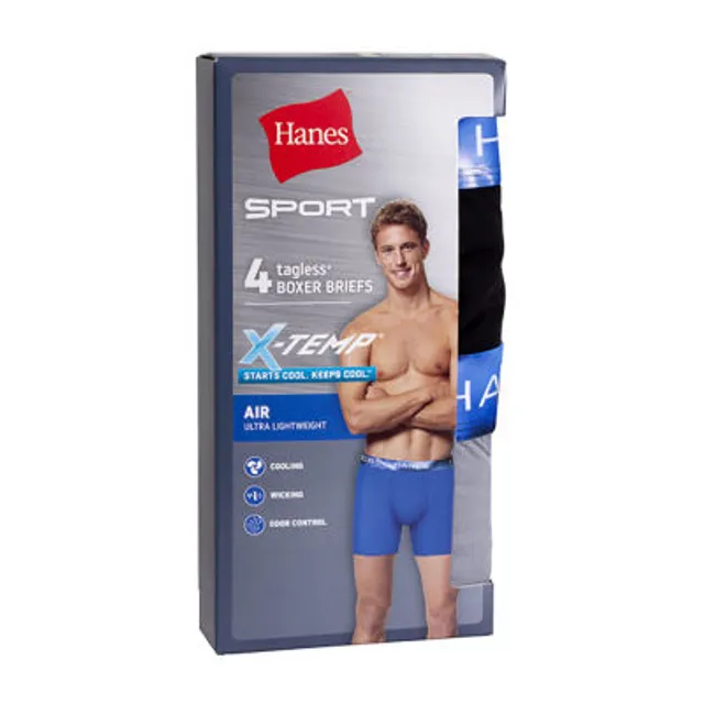 Hanes Ultimate Sport X-Temp Mens 4 Pack + 1 Bonus Boxer Briefs | Alexandria  Mall