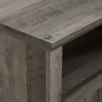 44" Grooved Door Corner TV Stand