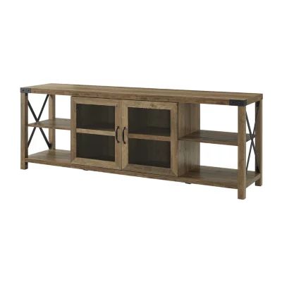 70" Farmhouse Metal X TV Stand