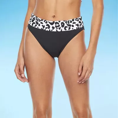 Mynah Womens Lined Animal High Waist Bikini Swimsuit Bottom