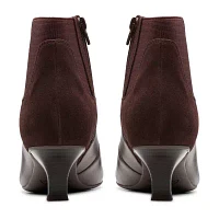 Clarks Womens Kepley Erin Kitten Heel Dress Boots