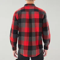 Smiths Workwear Big and Tall Mens Regular Fit Long Sleeve Flannel Shirt