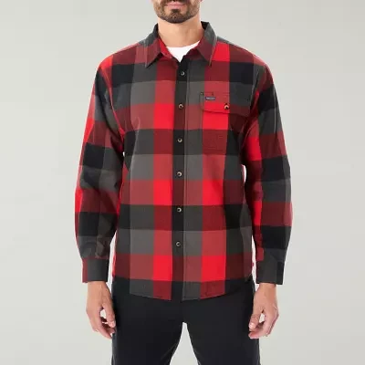 Smiths Workwear Big and Tall Mens Regular Fit Long Sleeve Flannel Shirt