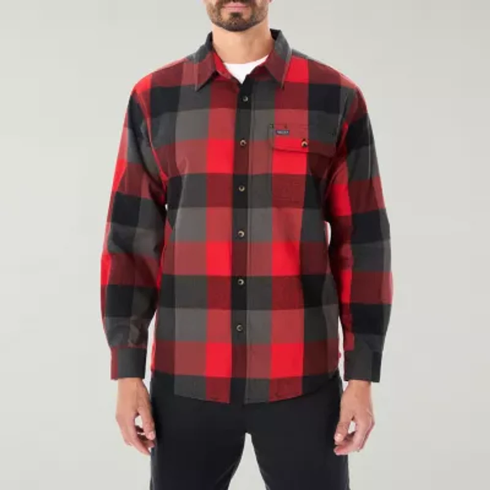 Smiths Workwear Flannel Mens Regular Fit Long Sleeve Shirt