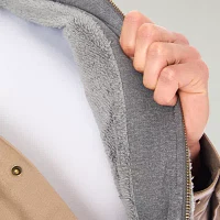 Smiths Workwear Sherpa Lined Mens Hooded Big and Tall Midweight Shirt Jacket