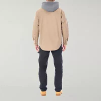 Smiths Workwear Sherpa Lined Mens Hooded Big and Tall Midweight Shirt Jacket