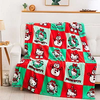 Northwest Hello Kitty Holiday Hugs Throw