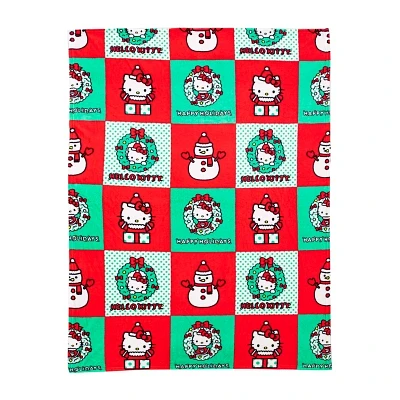 Northwest Hello Kitty Holiday Hugs Throw