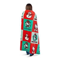 Northwest Hello Kitty Holiday Hugs Throw