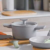 BergHOFF Balance Ceramic 5.8-qt. Stockpot with Glass Lid