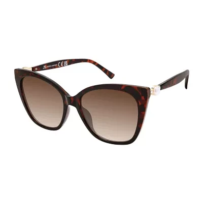 JS Jessica Simpson Womens UV Protection Cat Eye Sunglasses
