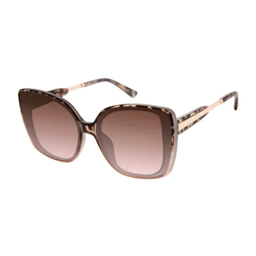 JS Jessica Simpson Womens UV Protection Cat Eye Sunglasses