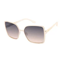 JS Jessica Simpson Womens UV Protection Square Sunglasses