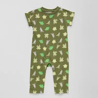 Okie Dokie Baby Boys Short Sleeve Jumpsuit