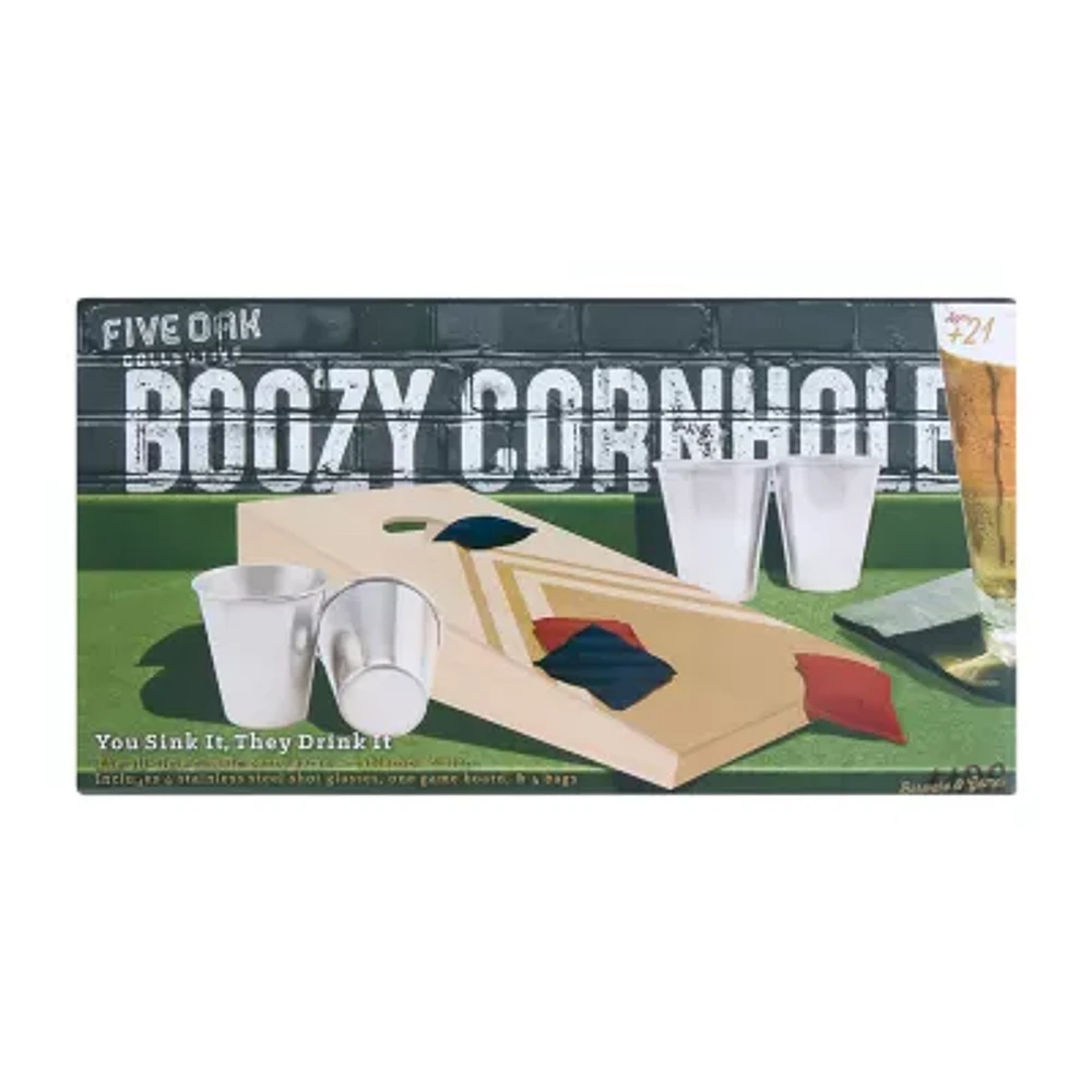 Five Oak Boozy Cornhole 9-pc. Table Game