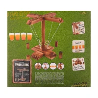 Five Oak 4-Player Swing Ring 5-pc. Table Game