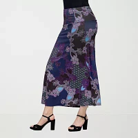 24seven Comfort Apparel Womens Maxi Skirt