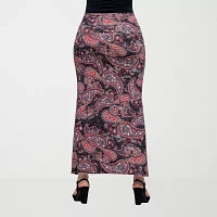 24seven Comfort Apparel Womens Maxi Skirt