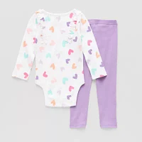 Okie Dokie Baby Girls 2-pc. Pant Set