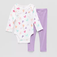 Okie Dokie Baby Girls 2-pc. Pant Set