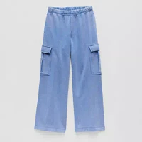 Thereabouts Little & Big Girls Wide Leg Cargo Pant