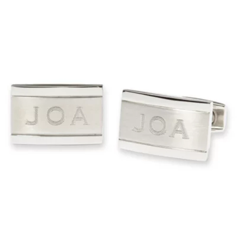 Personalized Stainless Steel Cuff Links