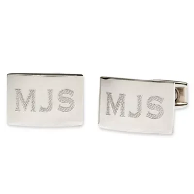 Personalized Stainless Steel Cuff Links