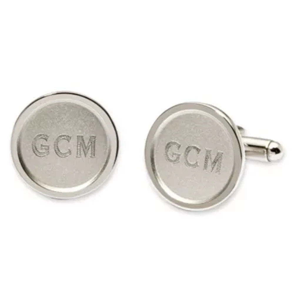 Personalized Round Cuff Links