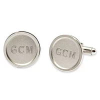 Personalized Round Cuff Links